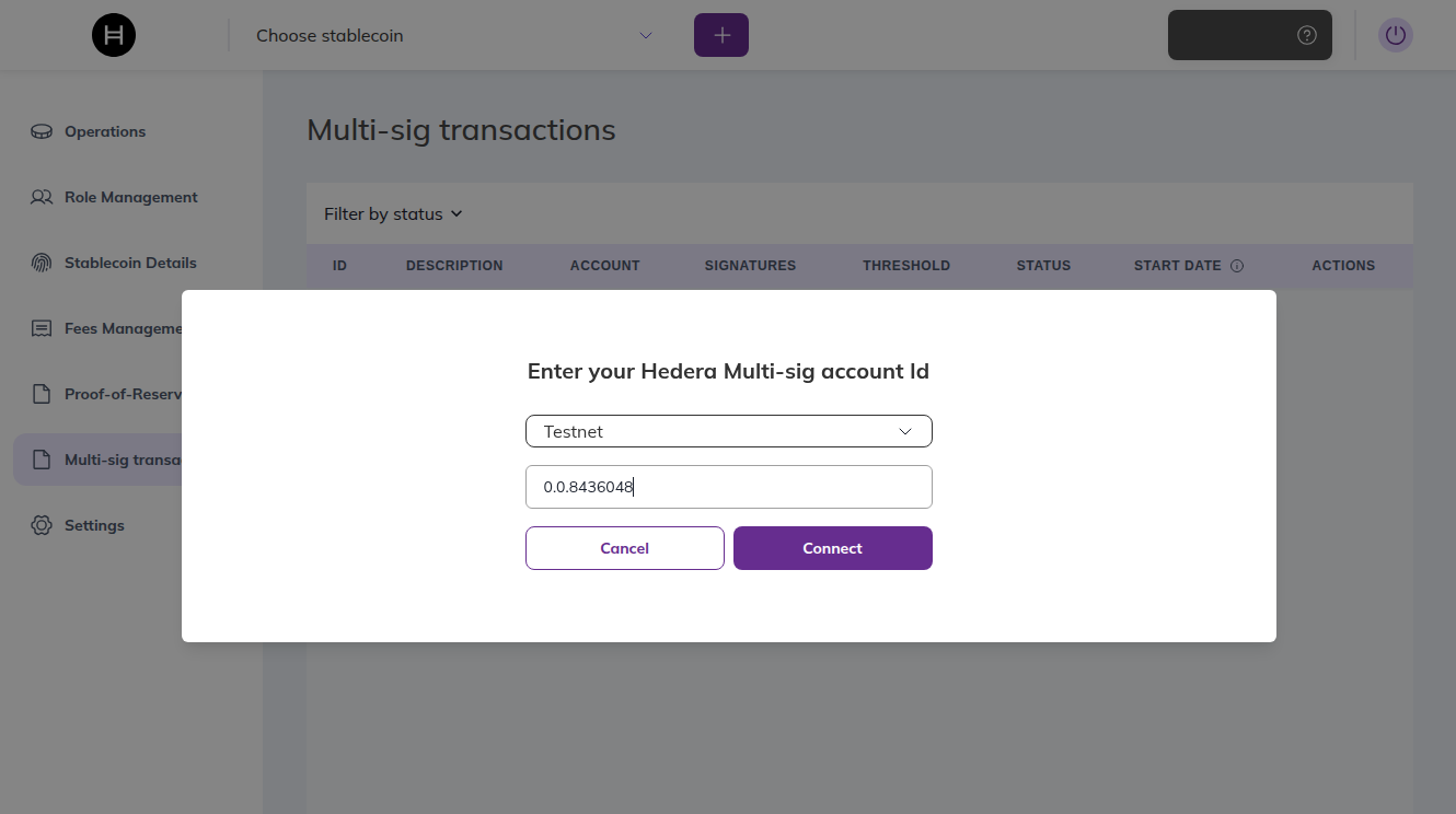 Multisig login